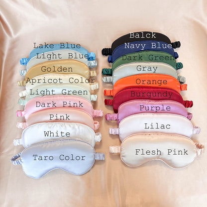 Personalised Silk Sleep Mask – Bridesmaid & Bridal Party Gift