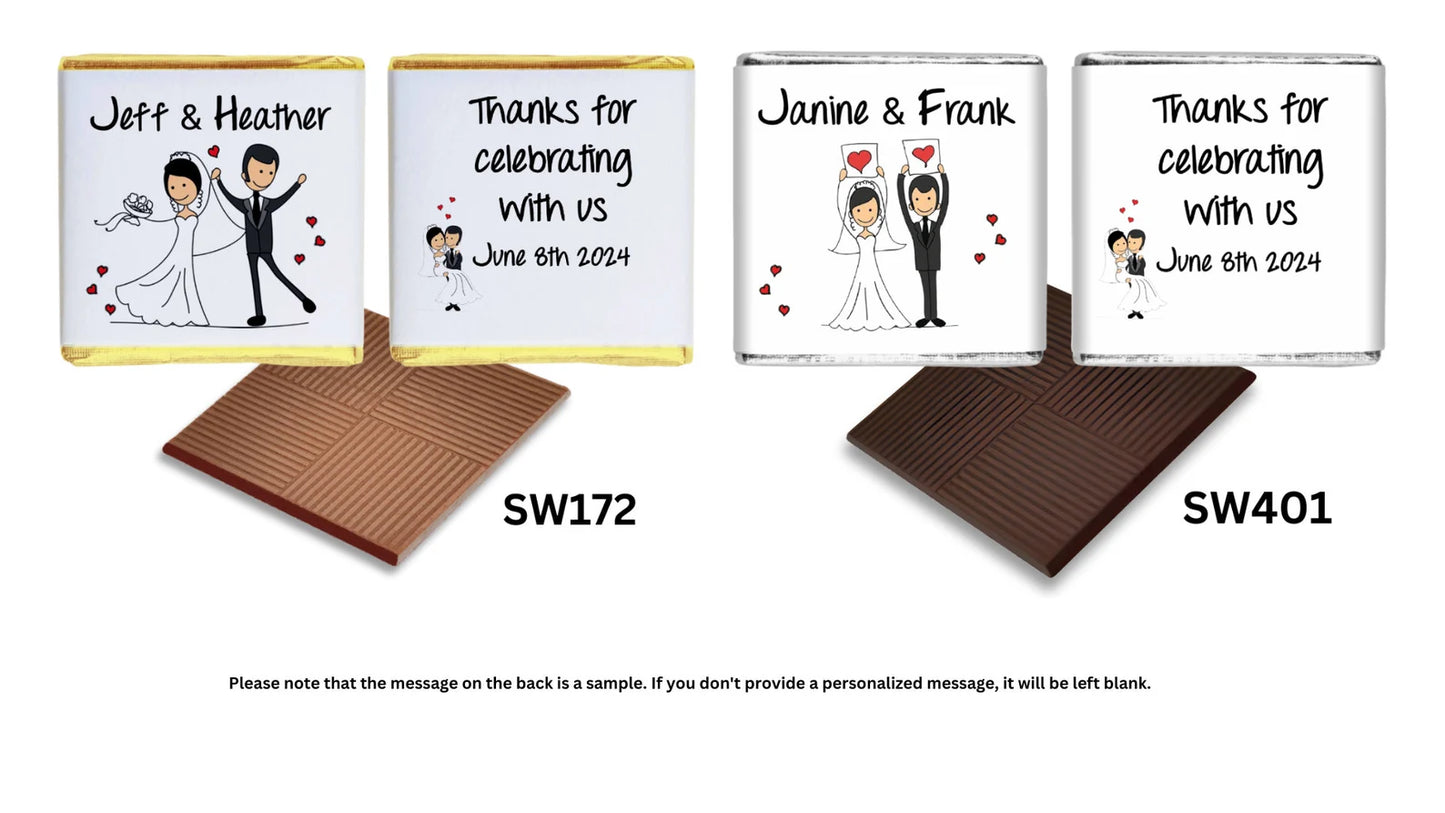 Guest Favours - Chocolate Picture 50pcs