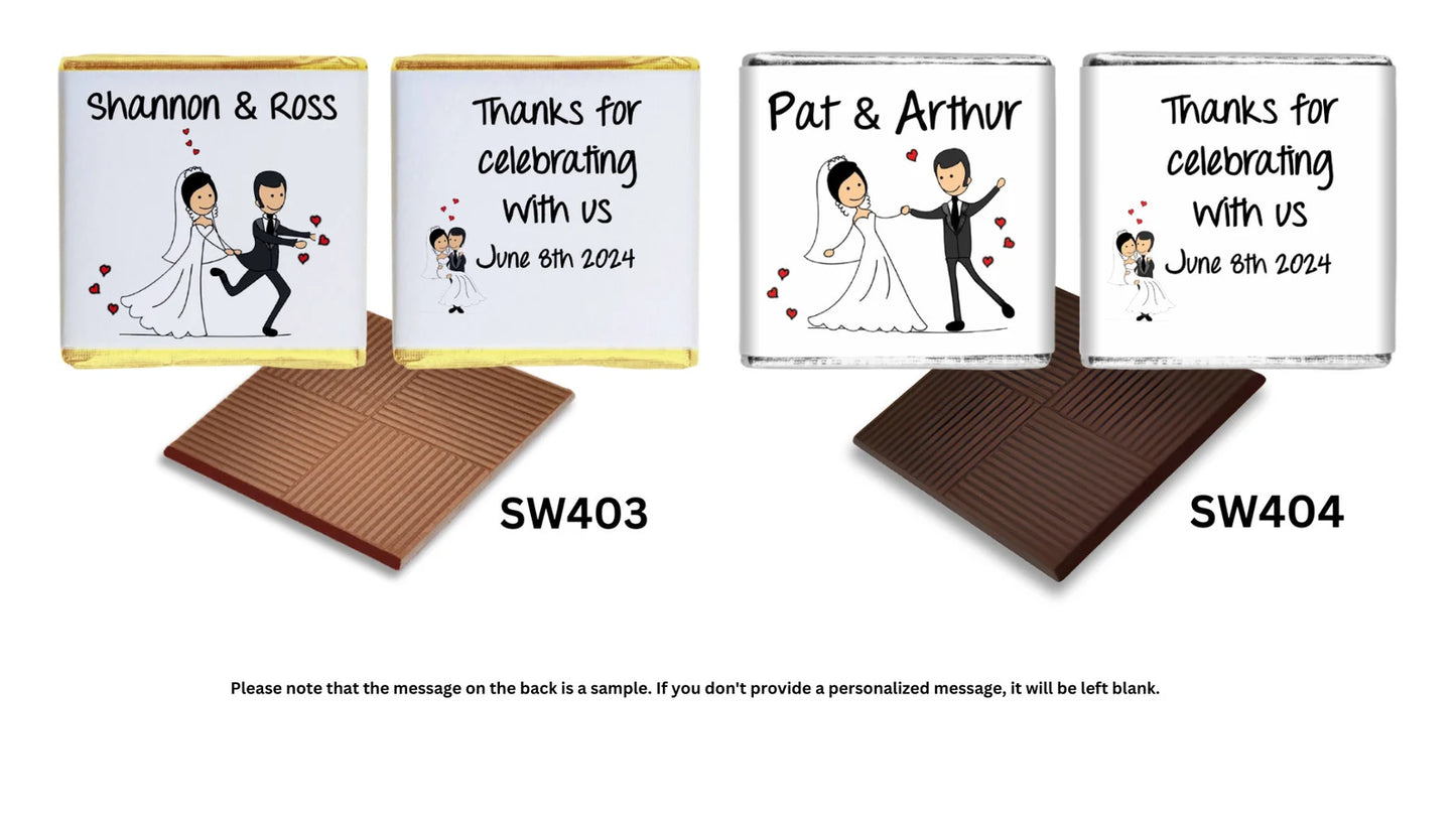 Guest Favours - Chocolate Picture 50pcs