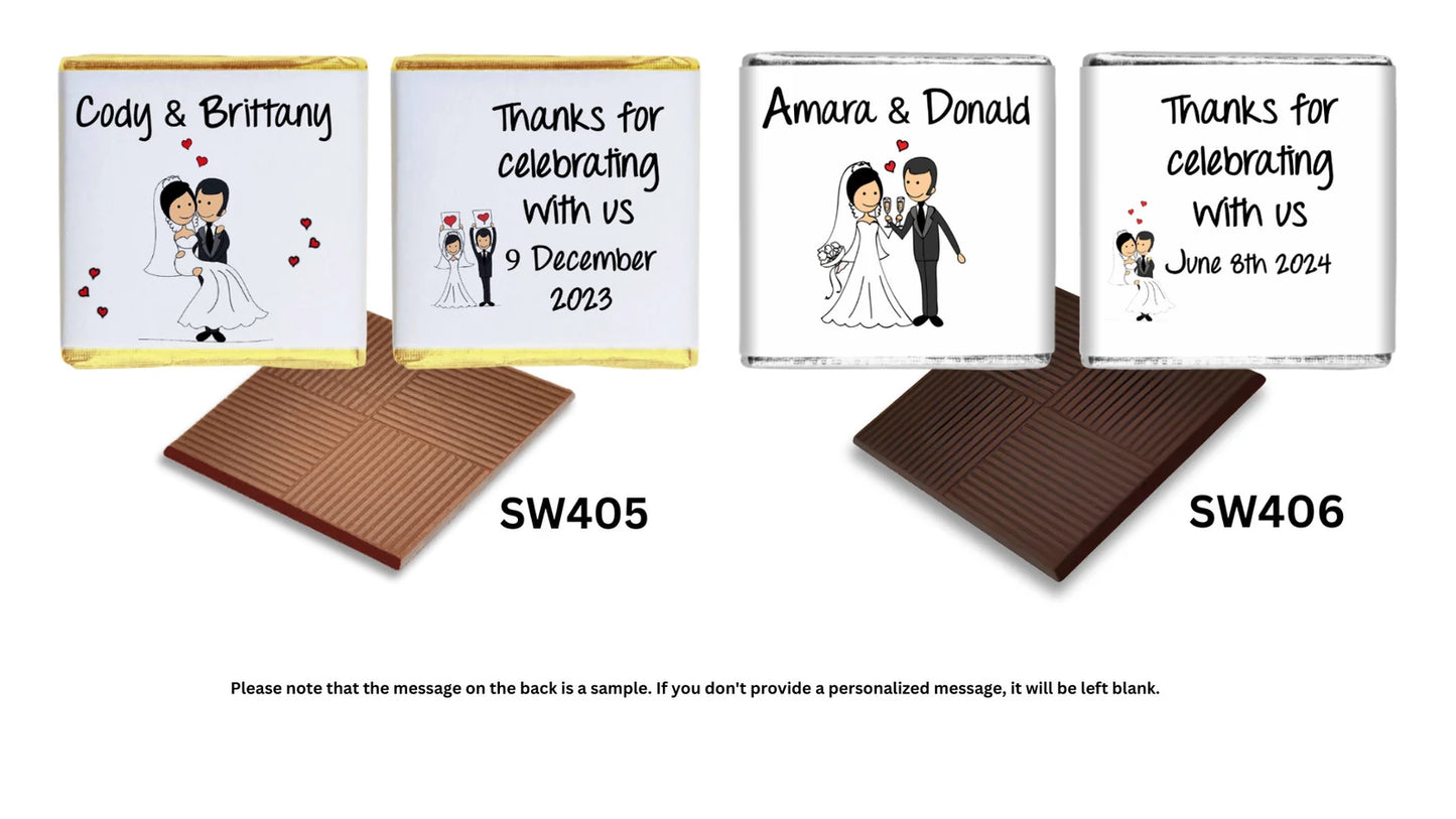Guest Favours - Chocolate Picture 50pcs
