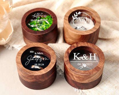 Custom Wooden Ring Box