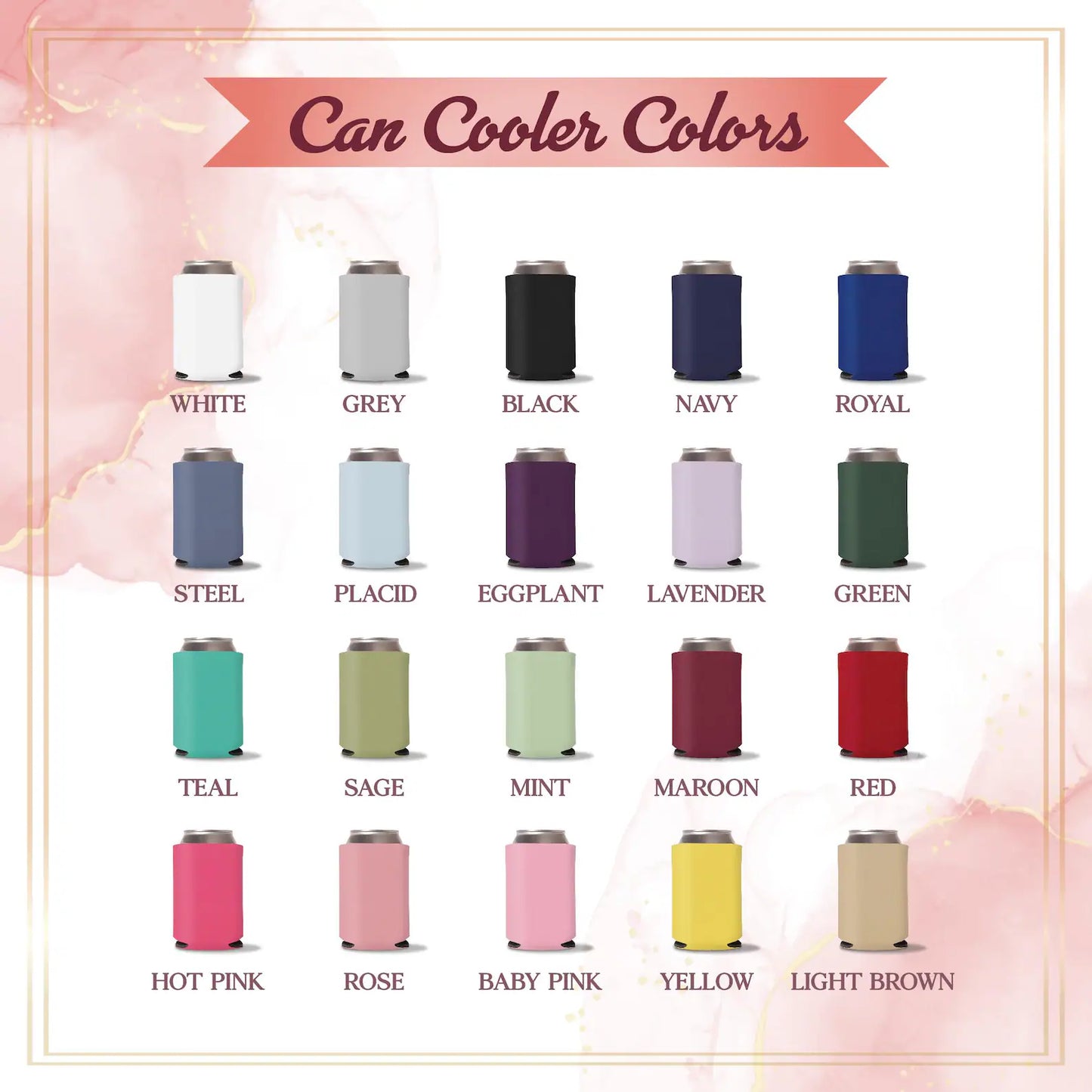 Guest Favours - Can/Stubby Coolers