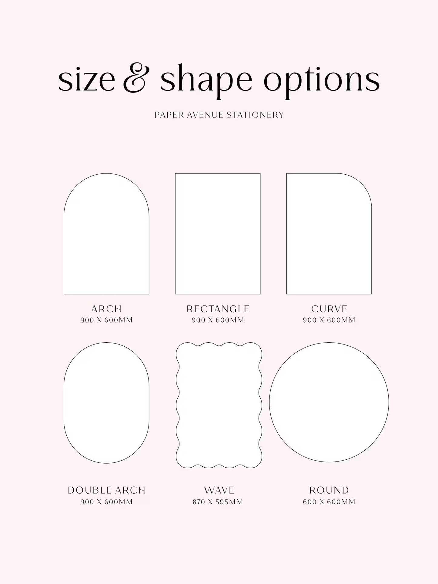 Welcome Sign - Different Shapes