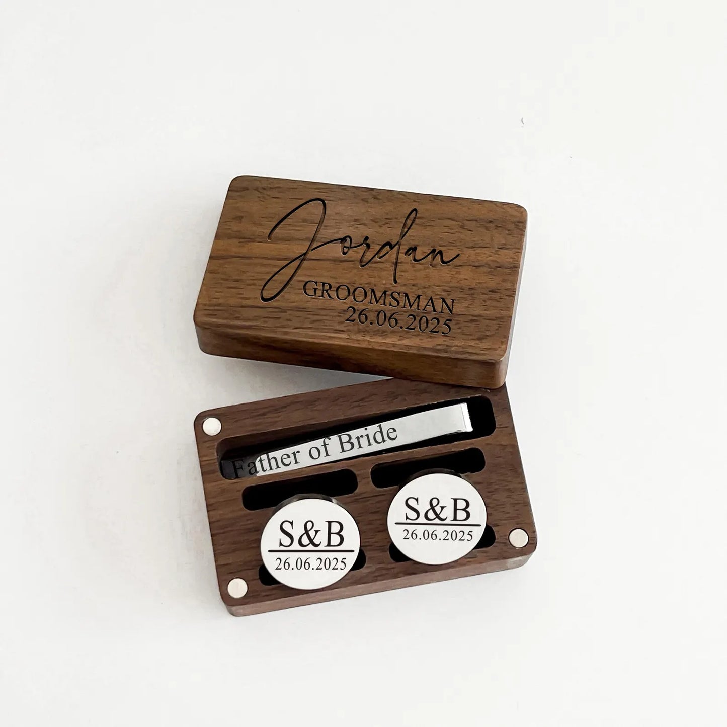 Cufflinks & Tie Clip Bundle