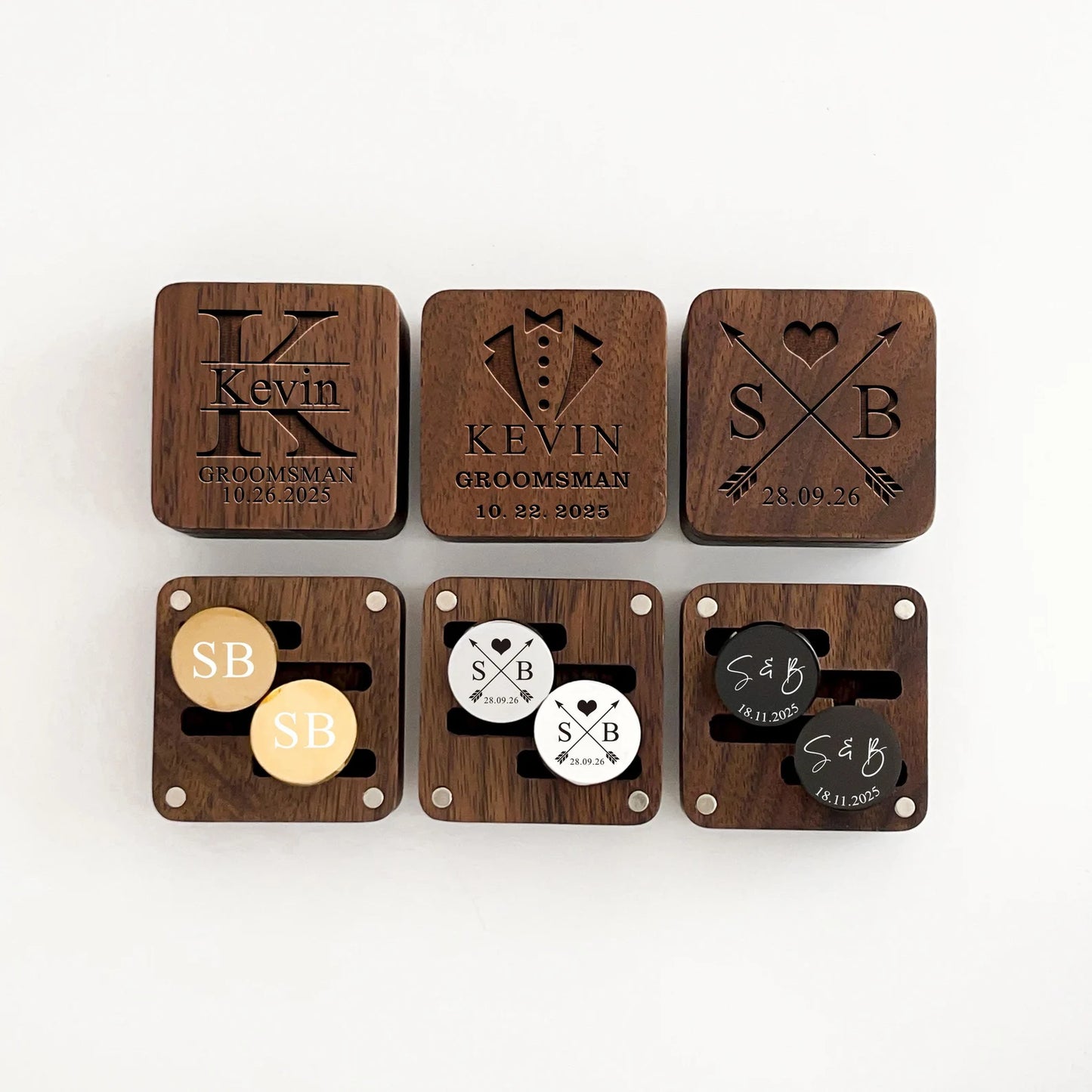 Cufflinks & Tie Clip Bundle