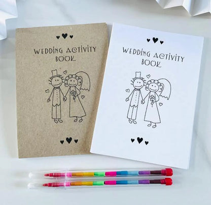 Kids Wedding Colouring Book w Pen