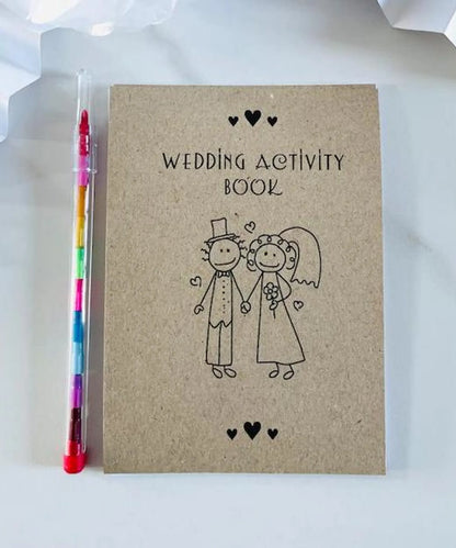 Kids Wedding Colouring Book w Pen