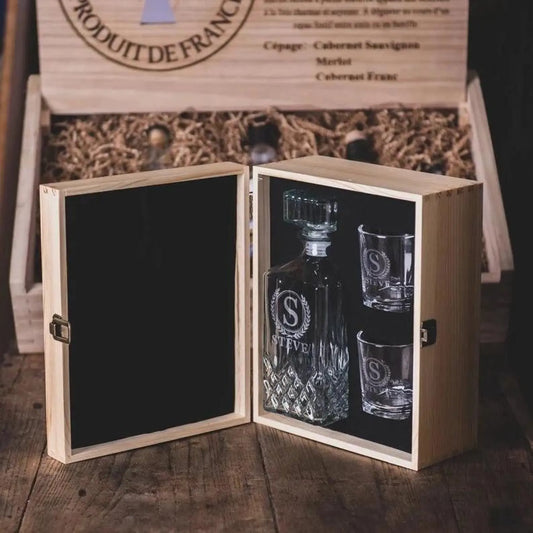 Whisky Decanter Gift Box