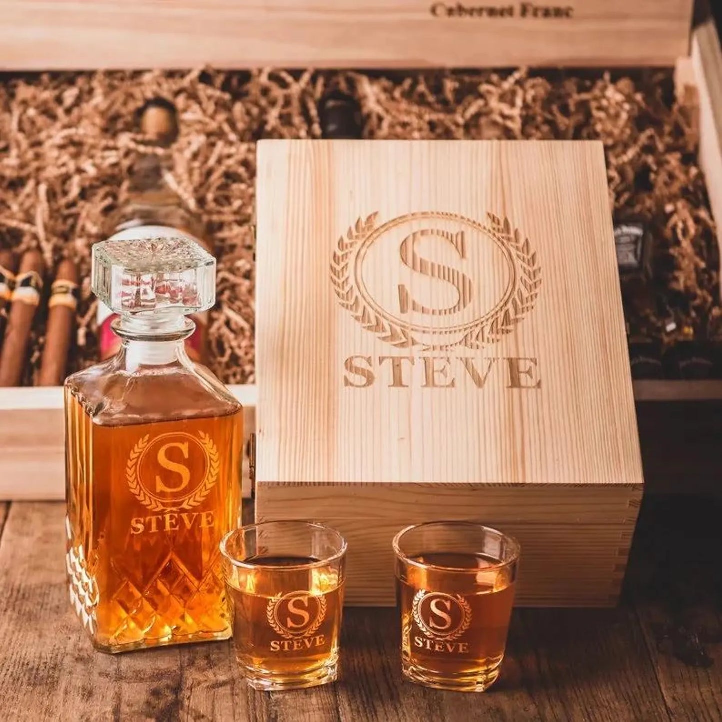 Whisky Decanter Gift Box