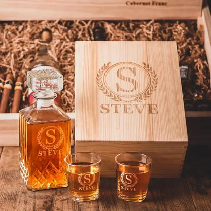 Whisky Decanter Gift Box