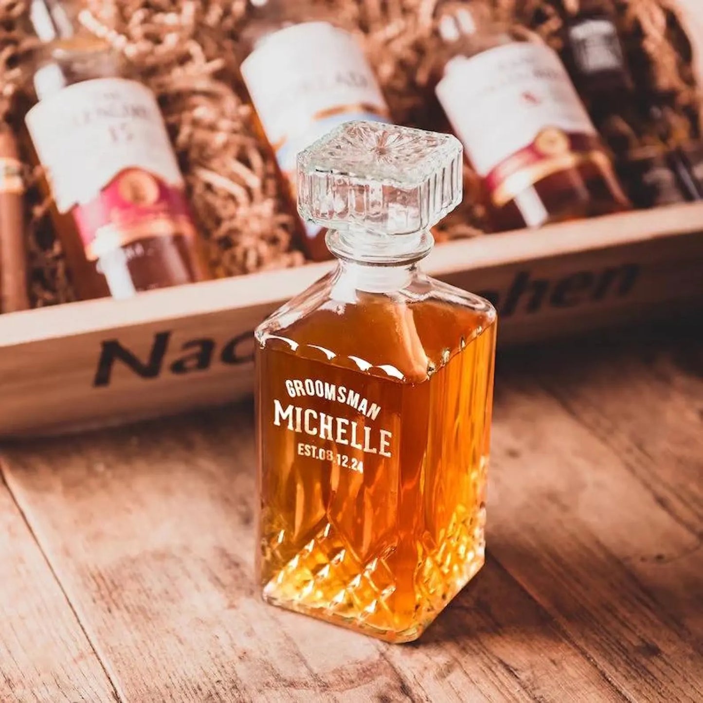 Whisky Decanter Gift Box