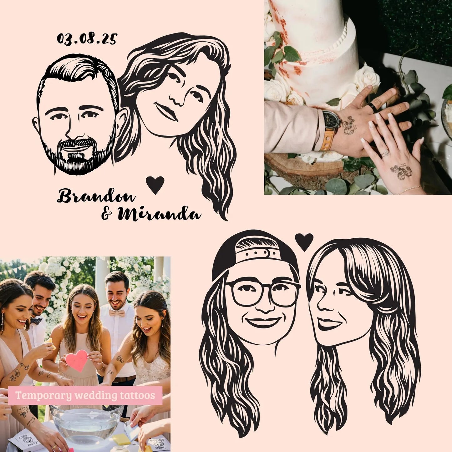 Guest Favours - Tattoo Couple