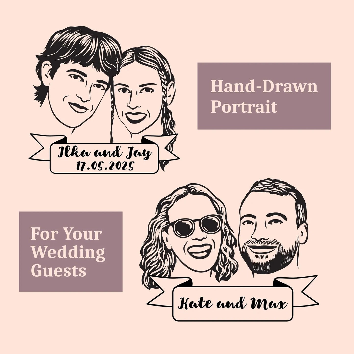 Guest Favours - Tattoo Couple