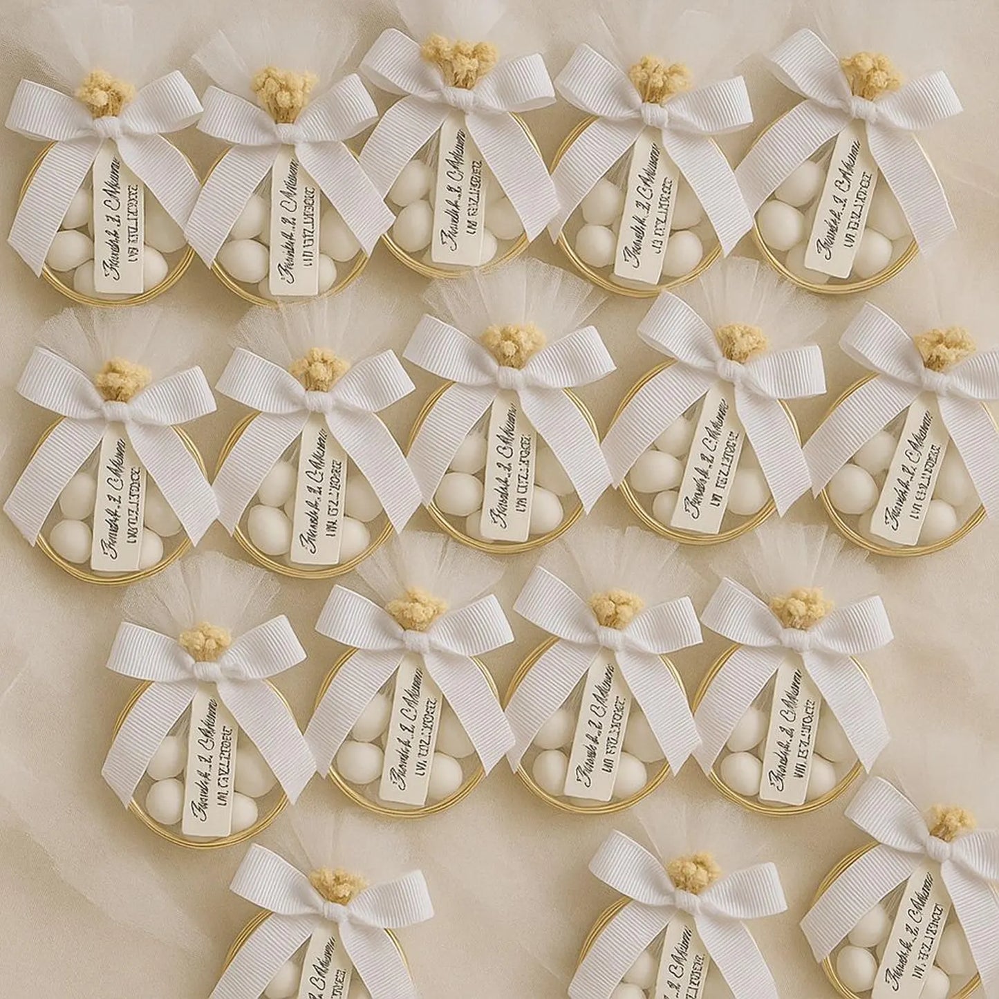 Guest Favours - Almond Tulle