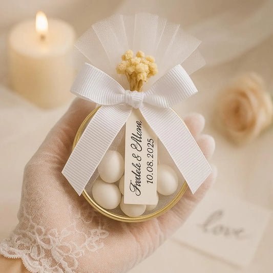 Guest Favours - Almond Tulle