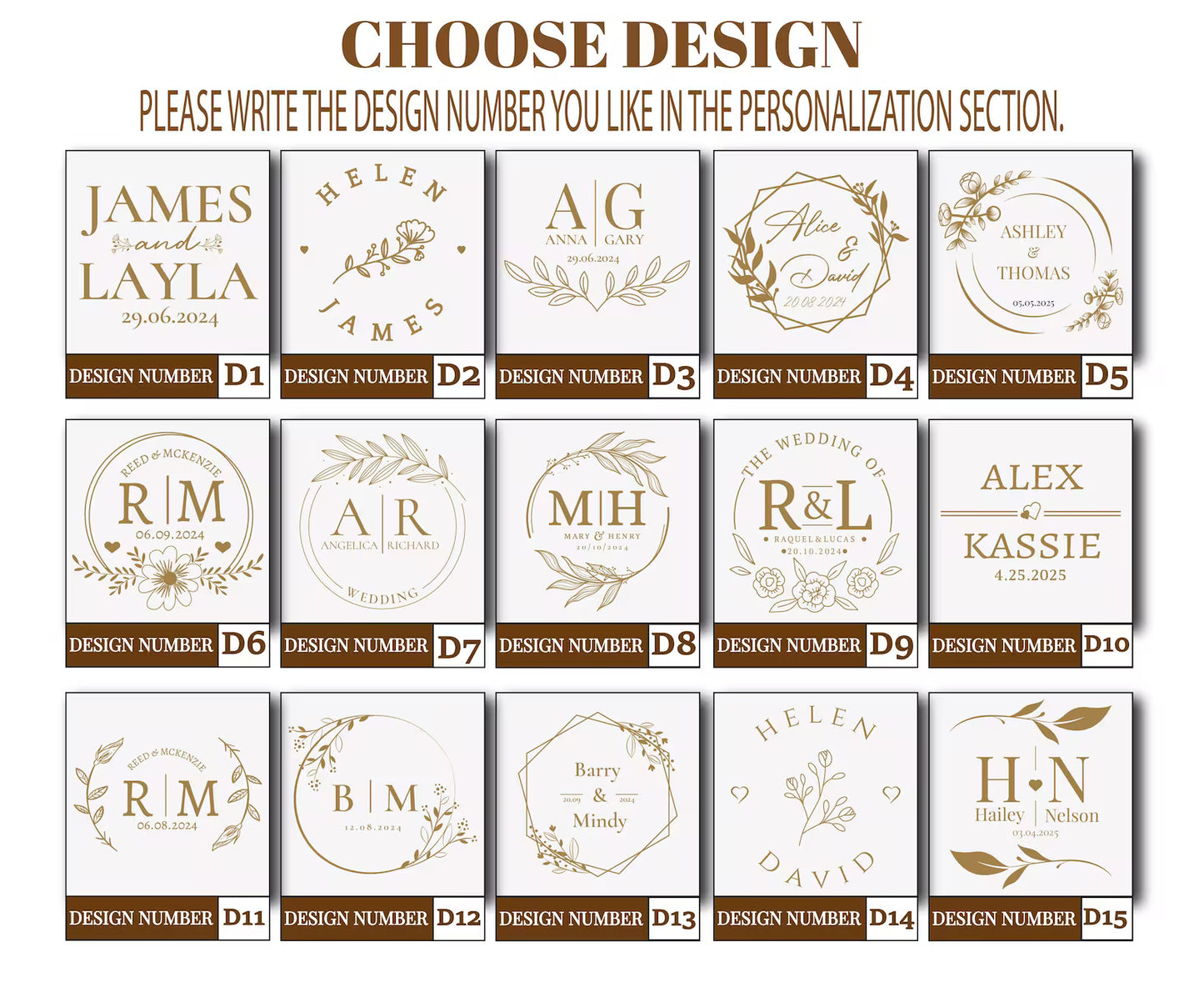 Guest Favours - Chocolates Personalised