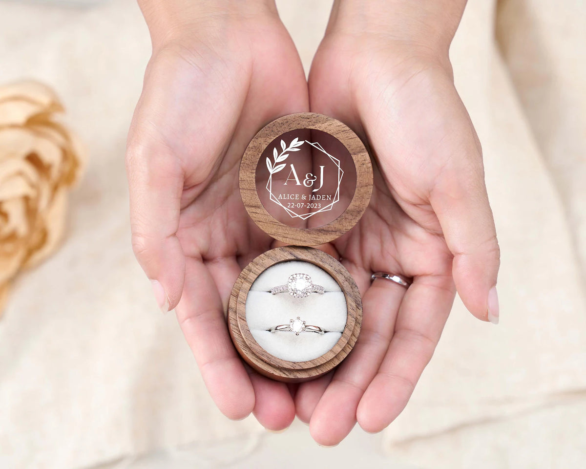 Custom Wooden Ring Box