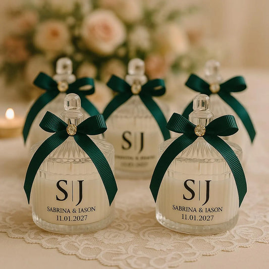 Guest Favours - Glass Look Candles