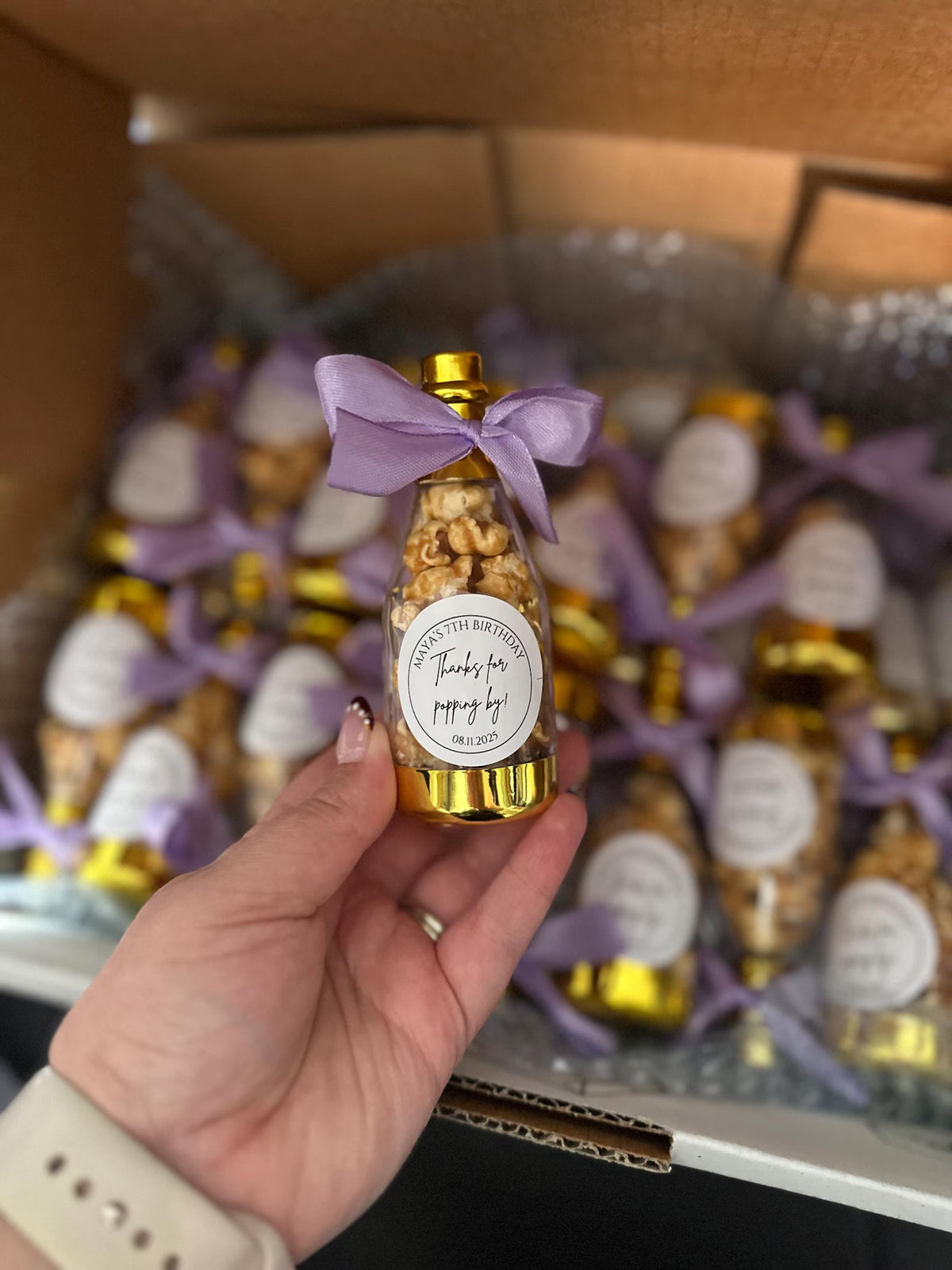 Personalised Sweet Bottle Wedding Favours – Custom Candy Gifts