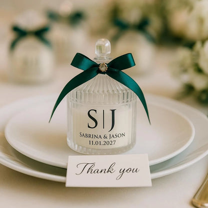 Guest Favours - Glass Look Candles