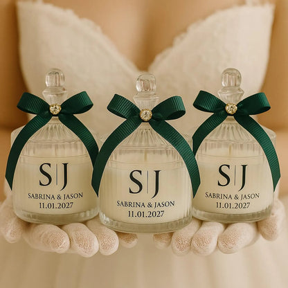 Guest Favours - Glass Look Candles