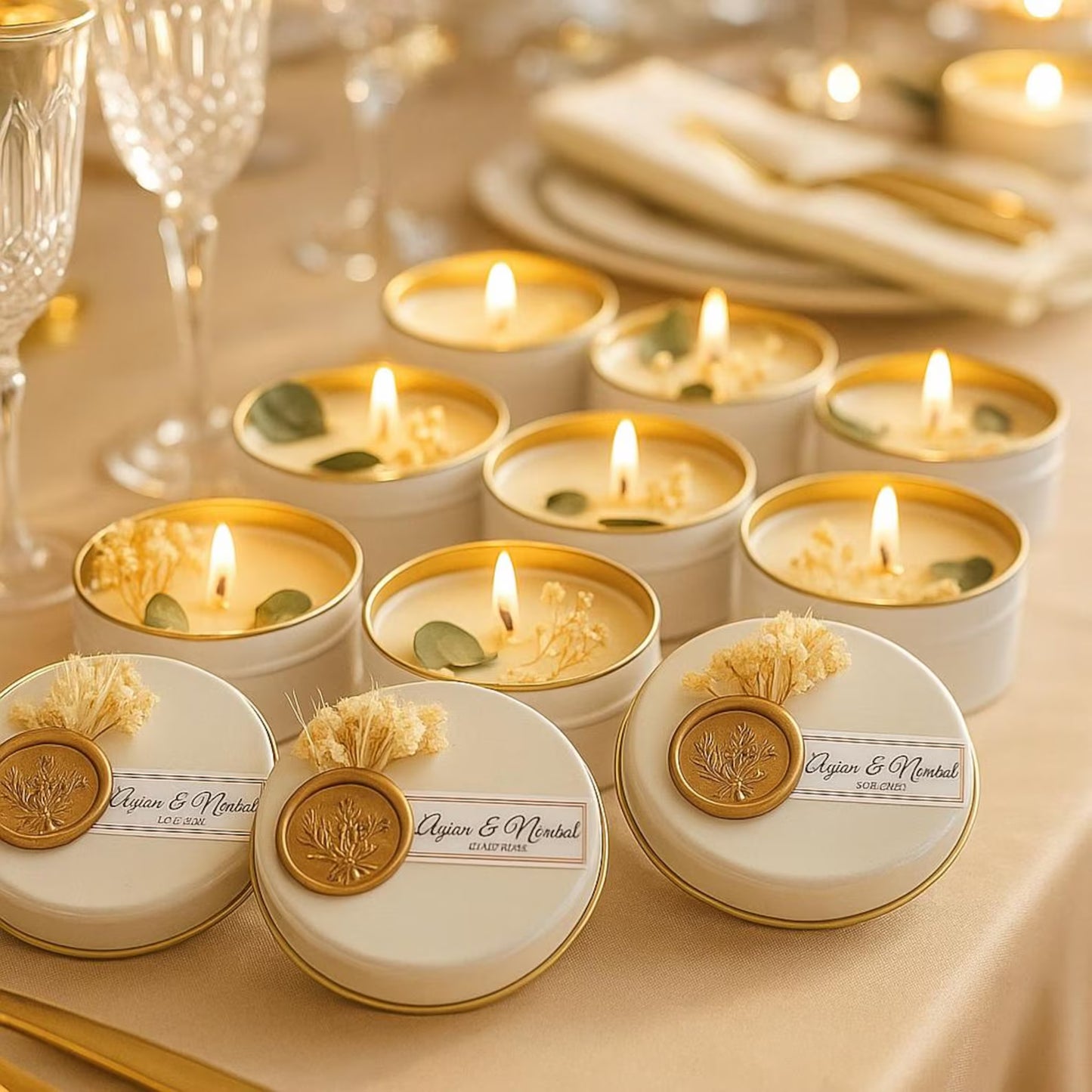 Guest Favours - Candle Tins