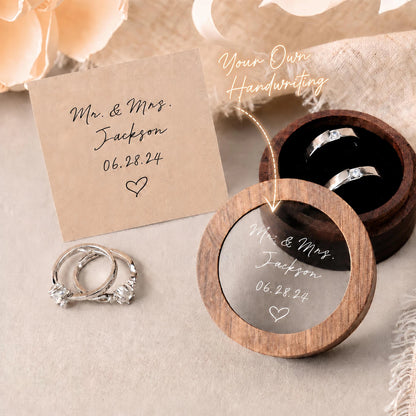 Custom Wooden Ring Box