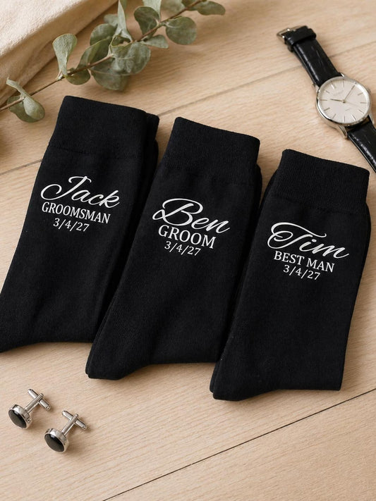 Groomsmen Custom Socks
