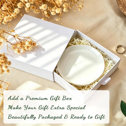Personalised Ring Dish – Ceramic Gift - Bridal Bazaar