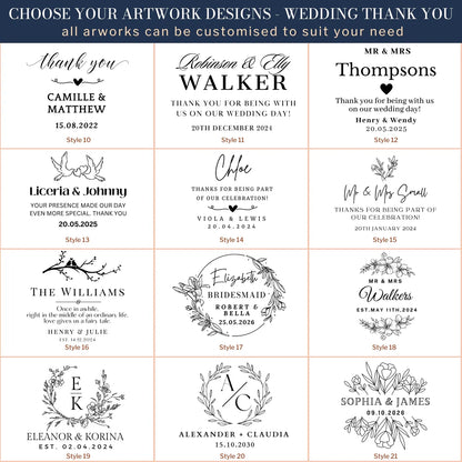 Personalised 50ml Wedding Favour Bottles – Frosted Glass