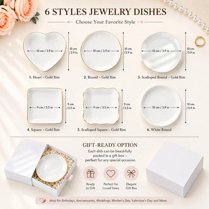 Personalised Ring Dish – Ceramic Gift - Bridal Bazaar