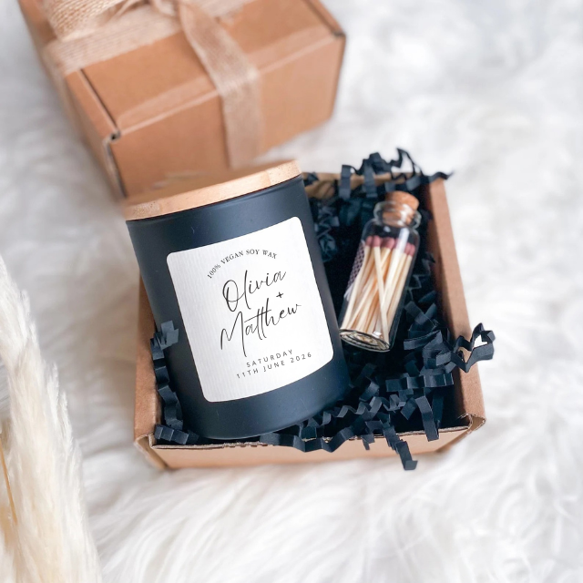 Candle Customised w Gift Box