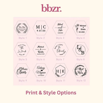 Hexagon Wedding Ring Box — Ceremony - Bridal Bazaar