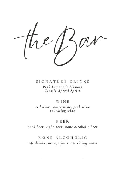 Digital Design - Bar Signage