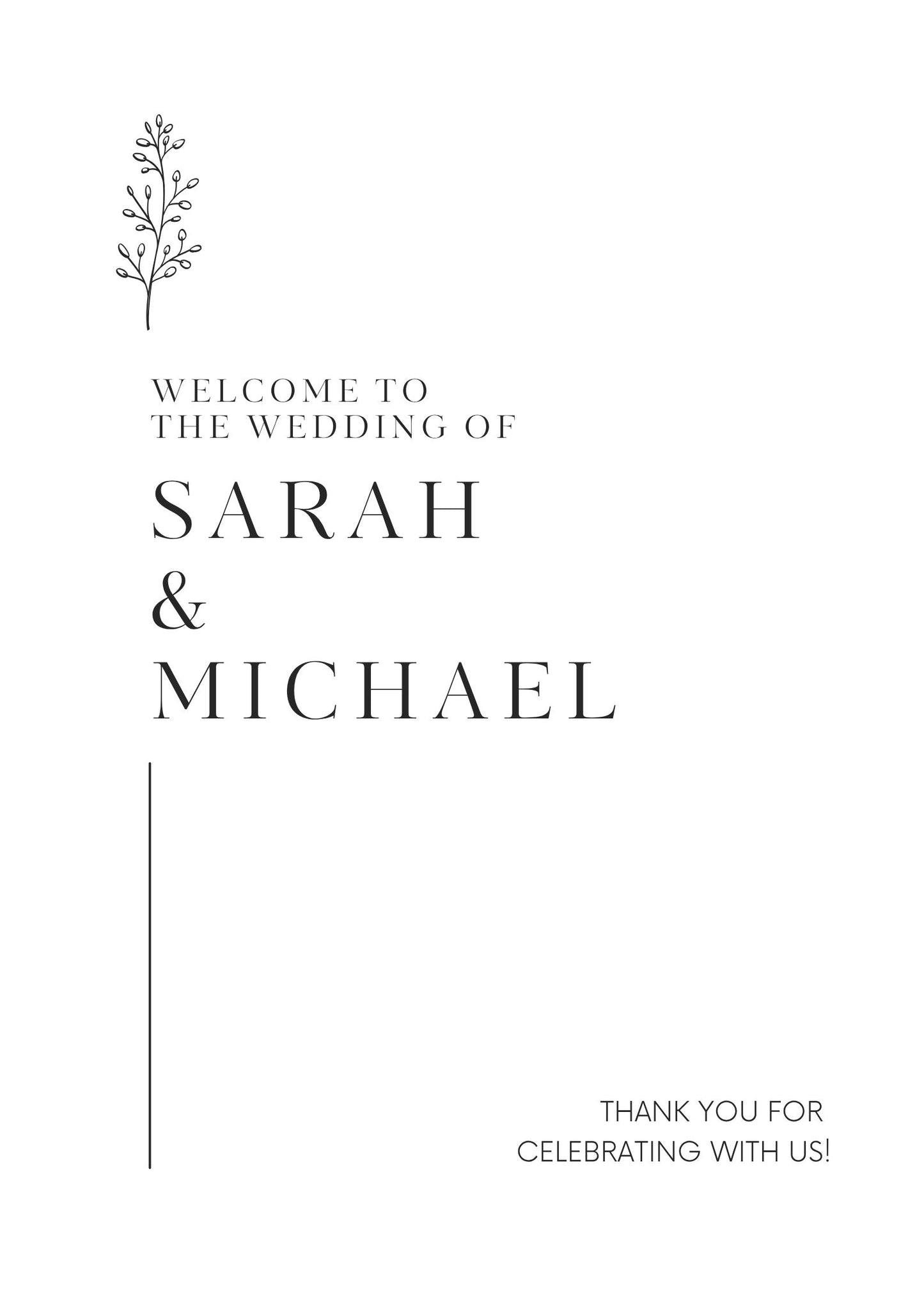 Custom Digital Wedding Artwork