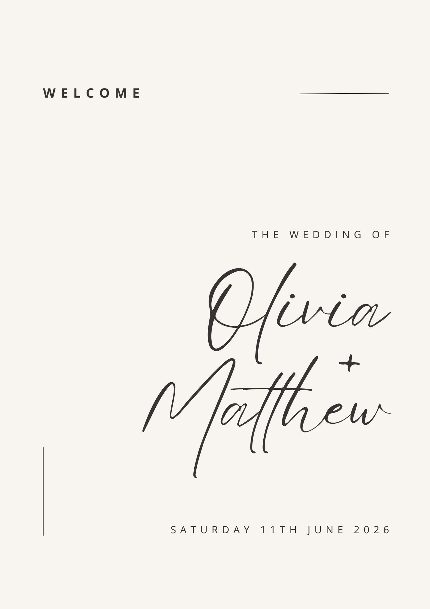 Digital Download - Welcome Names